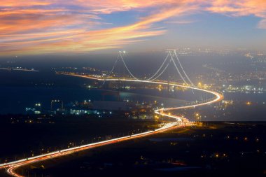 Osmangazi Köprüsü (İzmit Körfezi Köprüsü). İZMİT, KOCAELI, TURKEY