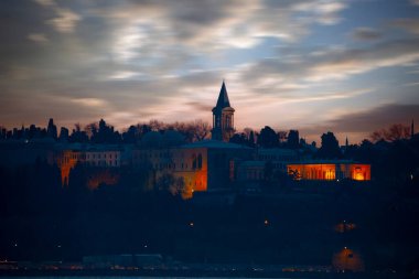 Topkapı Sarayı Boğaz 'dan görüldü.