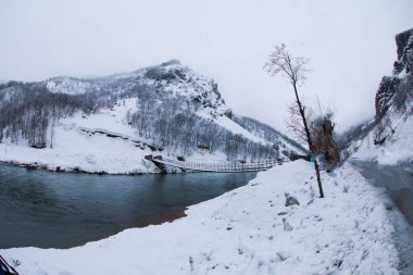 Munzur Valley and River in Tunceli, Turkey. clipart