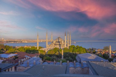 İstanbul 'daki Mavi Cami ya da Sultan Ahmet Camii