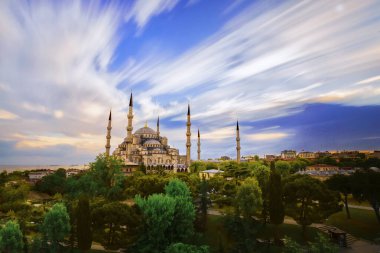 İstanbul 'daki Mavi Cami ya da Sultan Ahmet Camii