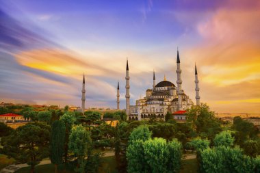 İstanbul 'daki Mavi Cami ya da Sultan Ahmet Camii