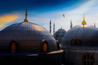 İstanbul 'daki Mavi Cami ya da Sultan Ahmet Camii