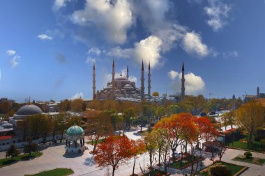 İstanbul 'daki Mavi Cami ya da Sultan Ahmet Camii