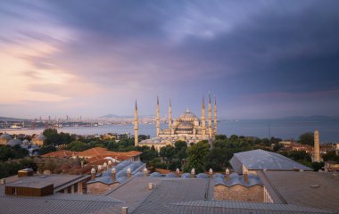İstanbul 'daki Mavi Cami ya da Sultan Ahmet Camii