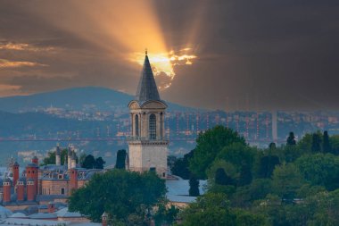 Topkapı Sarayı daha önce marmara Denizi, istanbul, Türkiye.