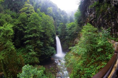 Palovit Waterfall in Camlihemsin Rize Turkey clipart