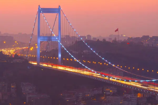 stock image Otatepe Fatih Grove is located in the Kavack neighborhood of the Beykoz district of Istanbul. It is located right next to the Fatih Sultan Mehmet Bridge (2nd bridge).