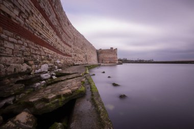 Yedikule Walls and the Sea of Marmara clipart