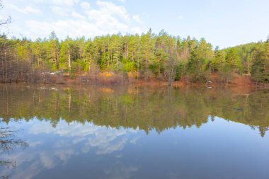 Bozcaarmut Dam Reservoir is located in Bozcaarmut Village of Pazaryeri district in Bilecik. clipart