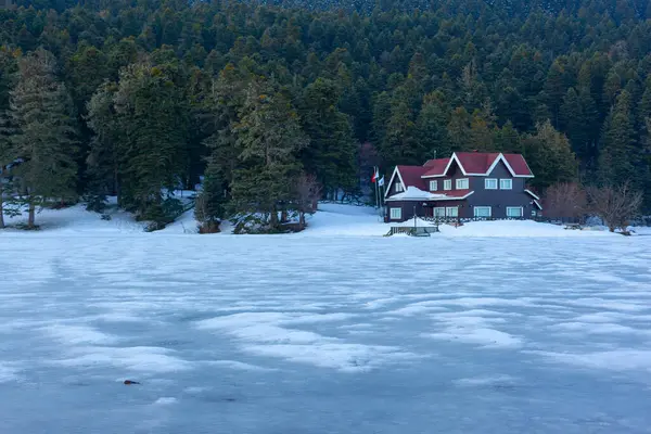 stock image It is an artificially created dam lake, 13 kilometers south of Bolu city center.