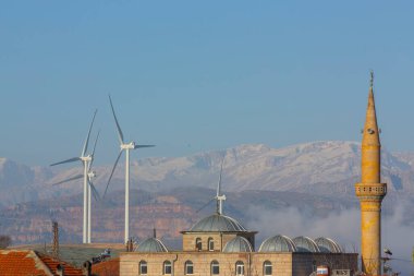 Erciyes is the highest mountain in Central Anatolia, with its peak reaching 3,917 meters. It covers an area of 3,300 square kilometers. clipart