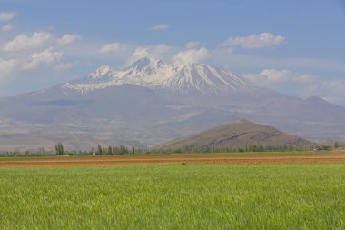 Erciyes, Orta Anadolu 'nun en yüksek dağıdır ve zirvesi 3.917 metreye ulaşır. 3.300 kilometrekarelik bir alanı kaplıyor..