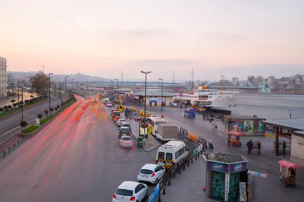 stock image A beautiful sunset and view in Istanbul