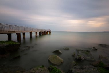 Uzun pozlama tekniğiyle çekilmiş fantastik manzara fotoğrafları.