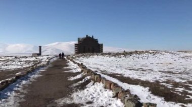 Kars ANI harabeleri. Trkiye-Ermenistan sınırındaki Ani arkeoloji sahası 2016 yılında UNESCO Dünya Mirasları Listesine kaydedildi.