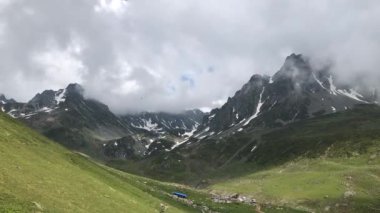 Kackar Mountains in Turkey and its natural landscape with the plateaus, lakes and rivers around it.