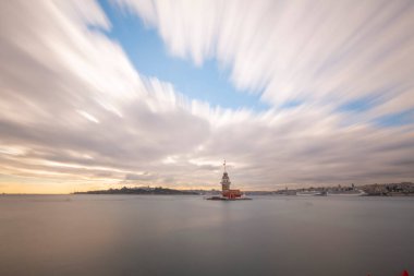 Bakire Kulesi 'nde güzel bir gün batımı