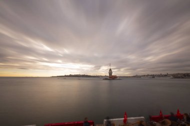 Bakire Kulesi 'nde güzel bir gün batımı