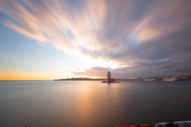 Bakire Kulesi 'nde güzel bir gün batımı