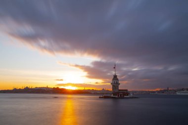 Bakire Kulesi 'nde güzel bir gün batımı