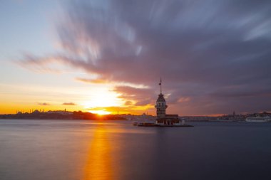 Bakire Kulesi 'nde güzel bir gün batımı