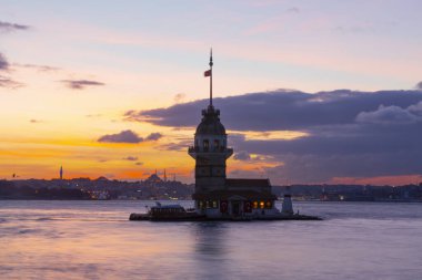 Bakire Kulesi 'nde güzel bir gün batımı