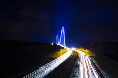 Yavuz Sultan Selim Köprü Gecesi ve Işıklar.