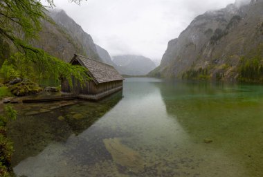 Obersee is a small natural lake in Germany clipart