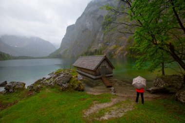 Obersee Almanya 'da küçük bir doğal göl.