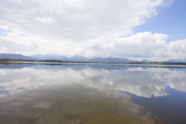 Alpsee Gölü, Hohenschwangau, Almanya