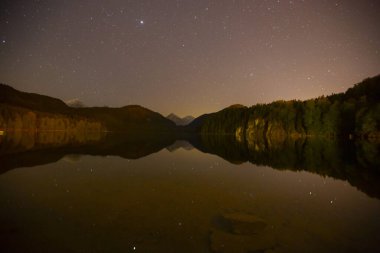 Alpsee Gölü, Hohenschwangau, Almanya