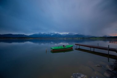 Alps and lakes of Germany, Bayern Region clipart