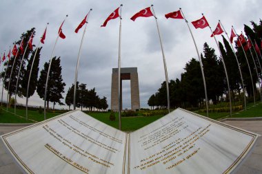 Gelibolu Yarımadası 'nın en çok ziyaret edilen ana noktası olan Çanakkale Şehitleri Anıtı Eskihisarlk Burnu' nda yer alıyor..