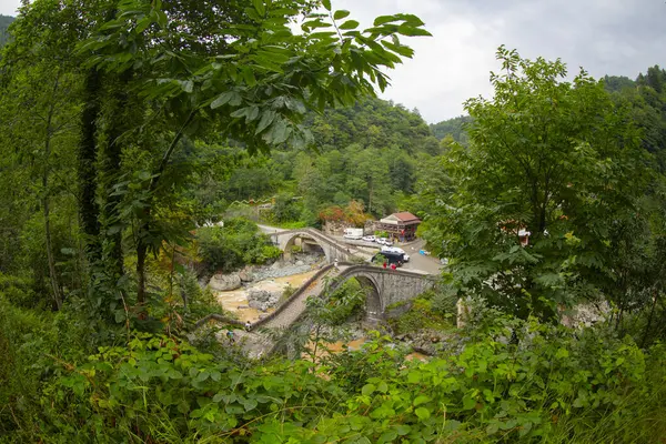 18. yüzyılda inşa edildiği tahmin edilen Ortacalar Kemer Köprüleri, Arhavi ilçesinin Ortacalar Köyü 'ne 2,5 kilometre uzaklıktadır..