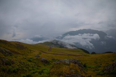 Kackar dağları gito plato kuş bakışı