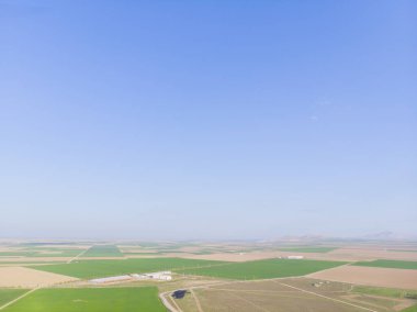 Konya lale alanları, hava manzarası