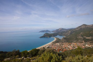 Fethiye Ölü Deniz hava görüntüsü