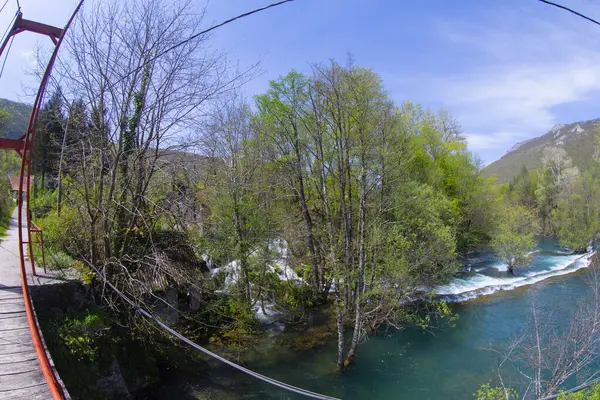 Şelaleler Martin Brod Una Ulusal Parkı Bosna