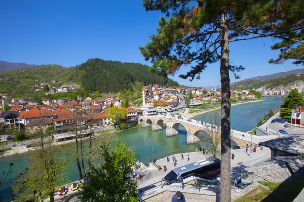 Bosna-Hersek 'in Konjiç Kentinde Tarihi Kemer Köprüsü