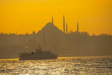 Süleyman Camii ve İstanbul Feribotları