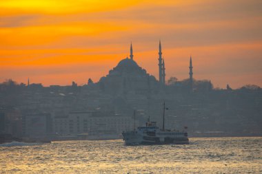 Süleyman Camii ve İstanbul Feribotları