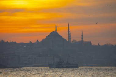 Süleyman Camii ve İstanbul Feribotları
