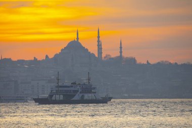 Süleyman Camii ve İstanbul Feribotları