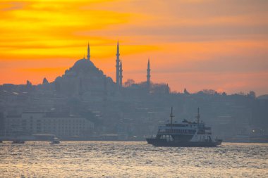 Süleyman Camii ve İstanbul Feribotları