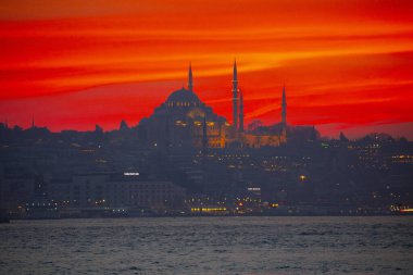 Süleyman Camii ve İstanbul Feribotları
