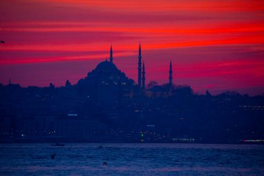 Süleyman Camii ve İstanbul Feribotları