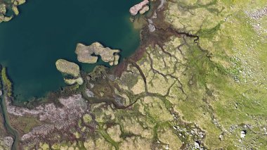 Kackar Dağları 'nın hava görüntüsü