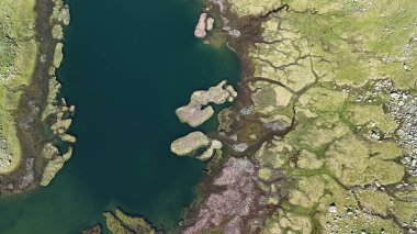 Kackar Dağları 'nın hava görüntüsü