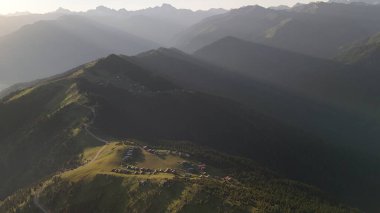Kackar Dağları 'nın hava görüntüsü